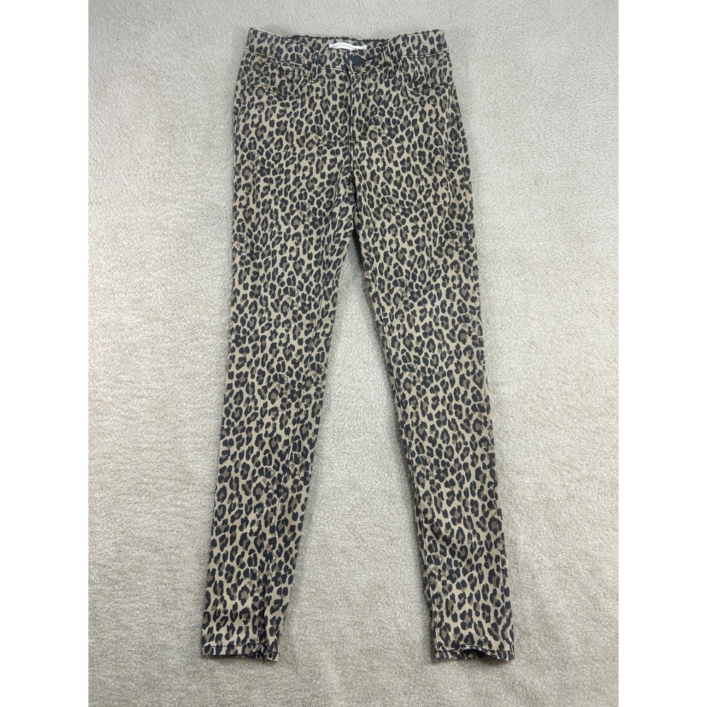 Levi's 720 High‎ Rise Super Skinny Leopard Print Jeans Women's Size 27x30